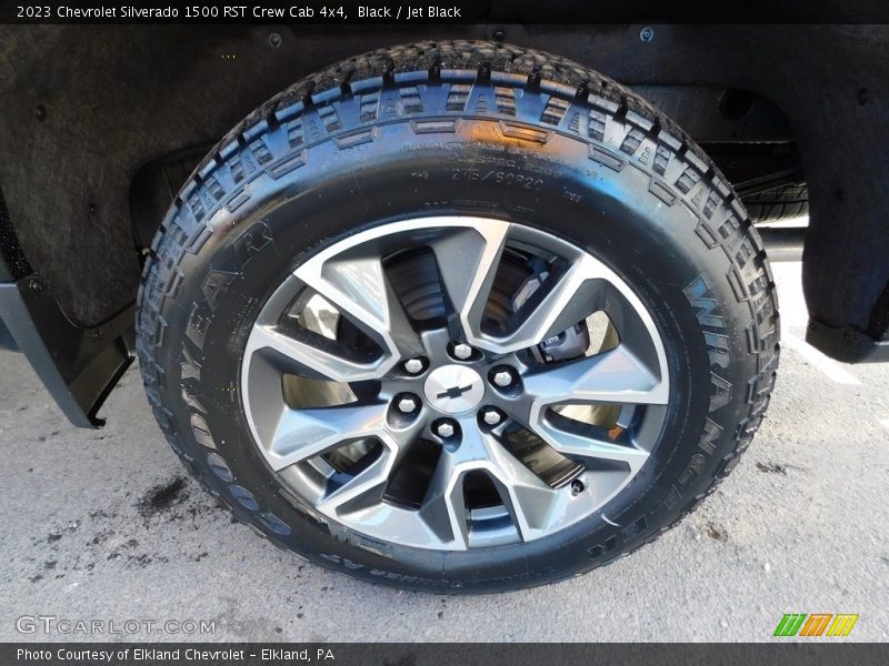 Black / Jet Black 2023 Chevrolet Silverado 1500 RST Crew Cab 4x4