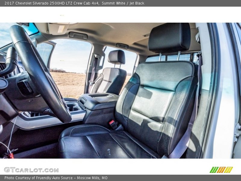 Summit White / Jet Black 2017 Chevrolet Silverado 2500HD LTZ Crew Cab 4x4