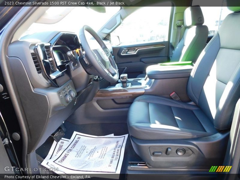 Black / Jet Black 2023 Chevrolet Silverado 1500 RST Crew Cab 4x4