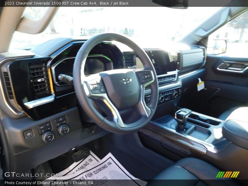 Black / Jet Black 2023 Chevrolet Silverado 1500 RST Crew Cab 4x4