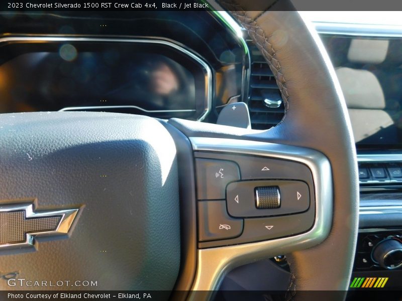 Black / Jet Black 2023 Chevrolet Silverado 1500 RST Crew Cab 4x4