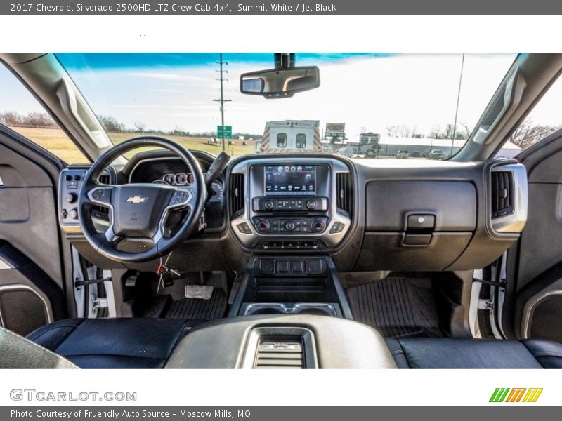Summit White / Jet Black 2017 Chevrolet Silverado 2500HD LTZ Crew Cab 4x4