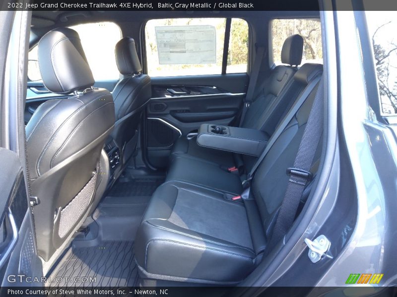 Rear Seat of 2022 Grand Cherokee Trailhawk 4XE Hybrid