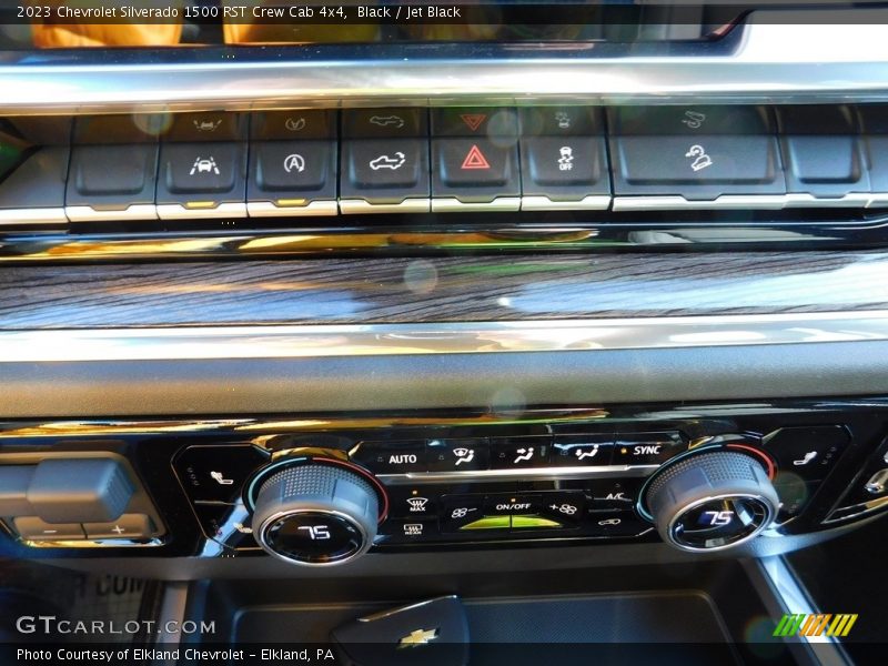 Black / Jet Black 2023 Chevrolet Silverado 1500 RST Crew Cab 4x4