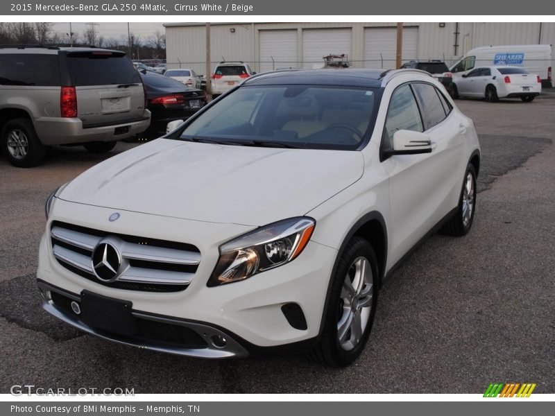 Cirrus White / Beige 2015 Mercedes-Benz GLA 250 4Matic