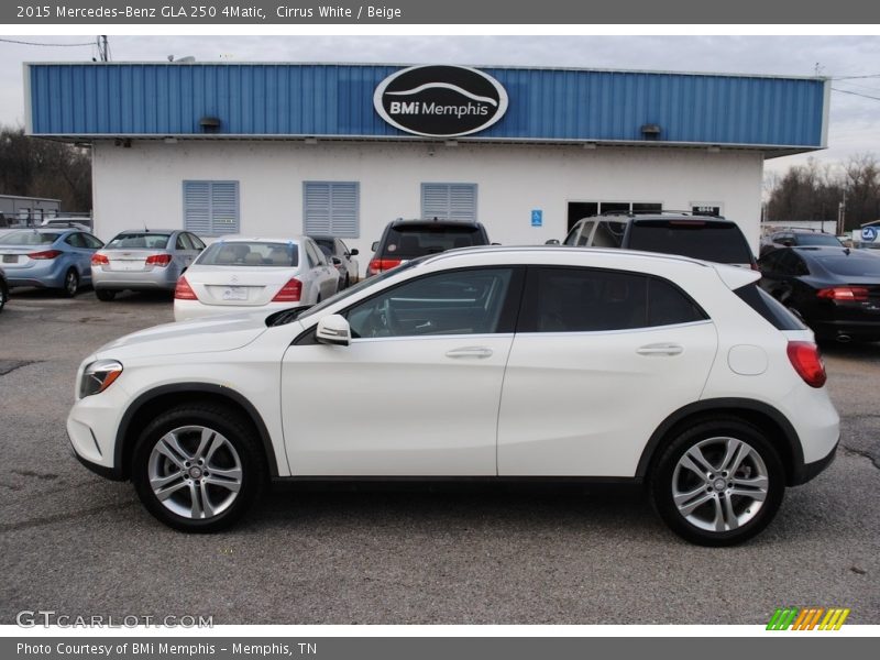 Cirrus White / Beige 2015 Mercedes-Benz GLA 250 4Matic