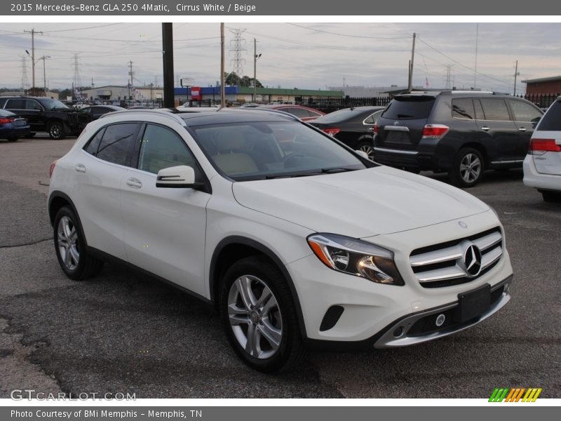 Cirrus White / Beige 2015 Mercedes-Benz GLA 250 4Matic