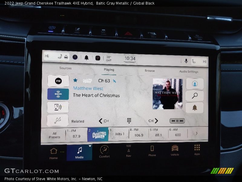 Baltic Gray Metallic / Global Black 2022 Jeep Grand Cherokee Trailhawk 4XE Hybrid