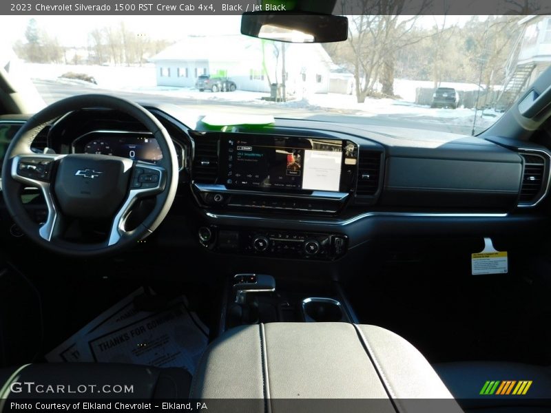 Black / Jet Black 2023 Chevrolet Silverado 1500 RST Crew Cab 4x4