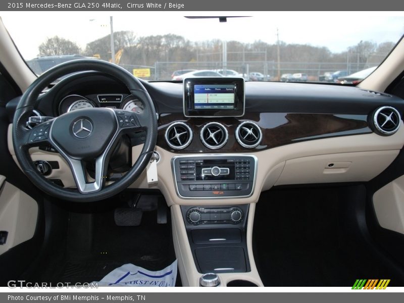 Cirrus White / Beige 2015 Mercedes-Benz GLA 250 4Matic
