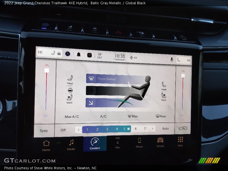Controls of 2022 Grand Cherokee Trailhawk 4XE Hybrid