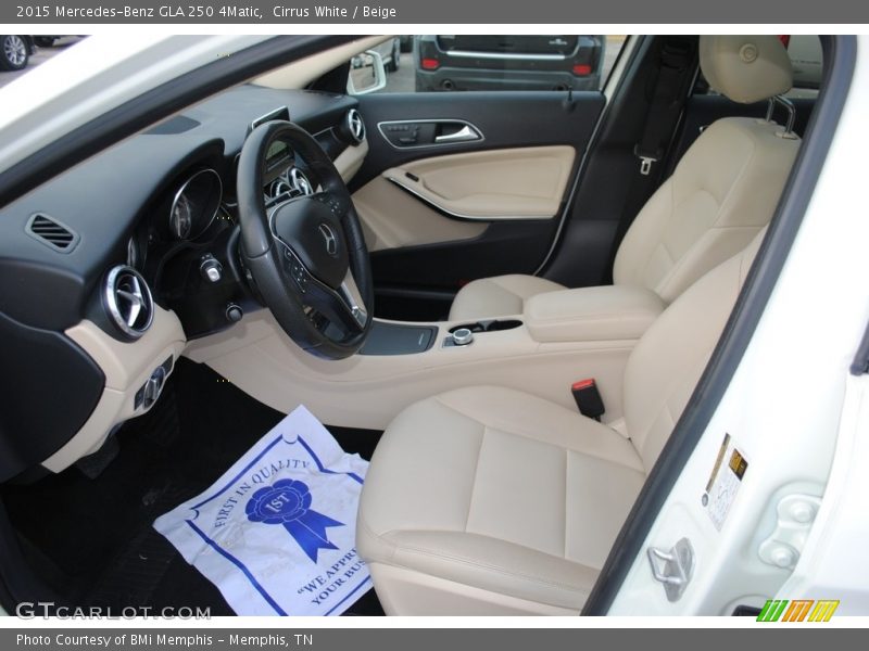 Cirrus White / Beige 2015 Mercedes-Benz GLA 250 4Matic
