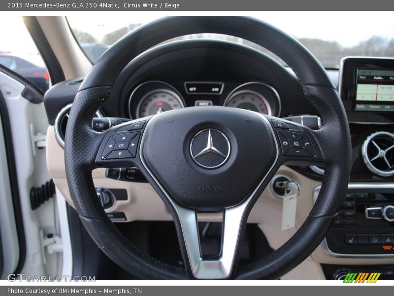 Cirrus White / Beige 2015 Mercedes-Benz GLA 250 4Matic