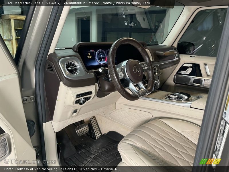 Front Seat of 2020 G 63 AMG