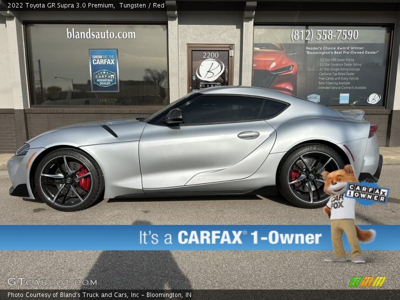 Tungsten / Red 2022 Toyota GR Supra 3.0 Premium
