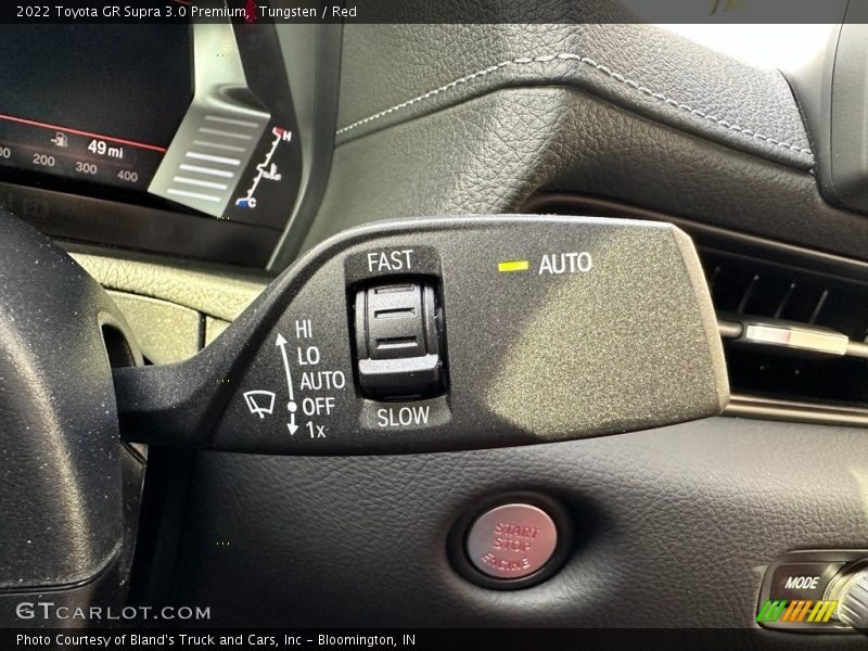 Controls of 2022 GR Supra 3.0 Premium