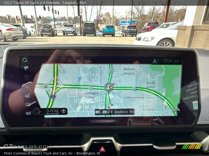 Navigation of 2022 GR Supra 3.0 Premium