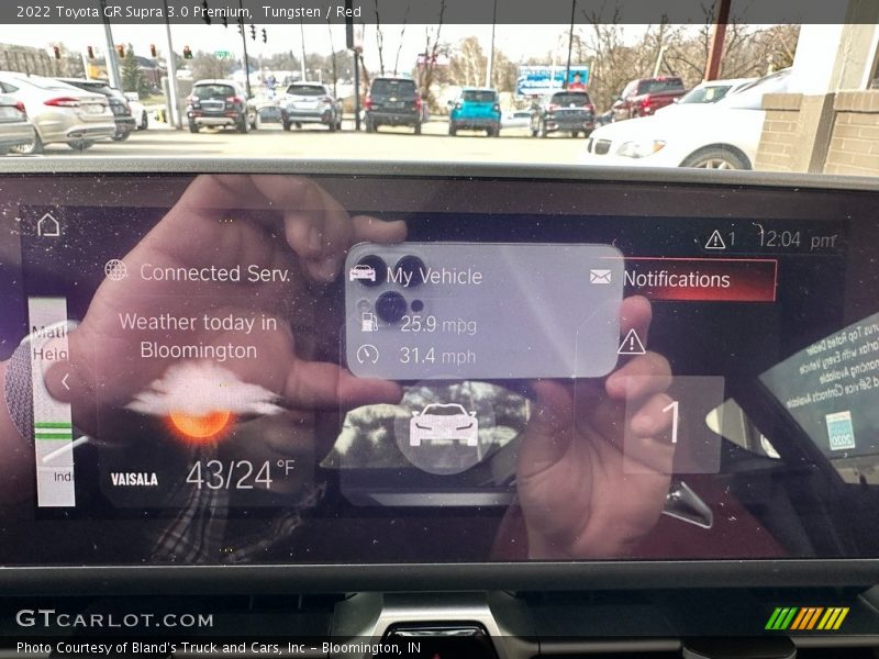 Tungsten / Red 2022 Toyota GR Supra 3.0 Premium