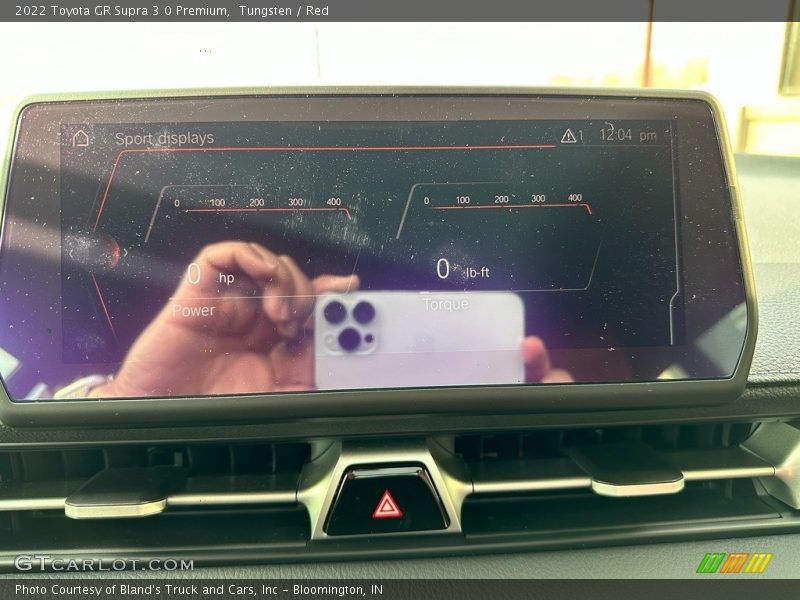 Tungsten / Red 2022 Toyota GR Supra 3.0 Premium