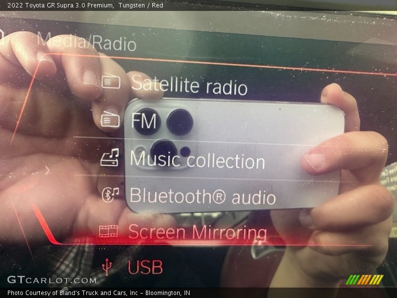 Tungsten / Red 2022 Toyota GR Supra 3.0 Premium