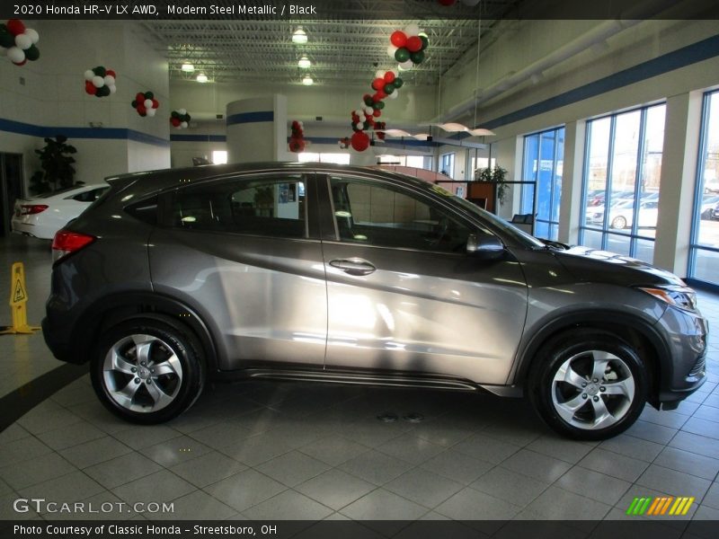 Modern Steel Metallic / Black 2020 Honda HR-V LX AWD