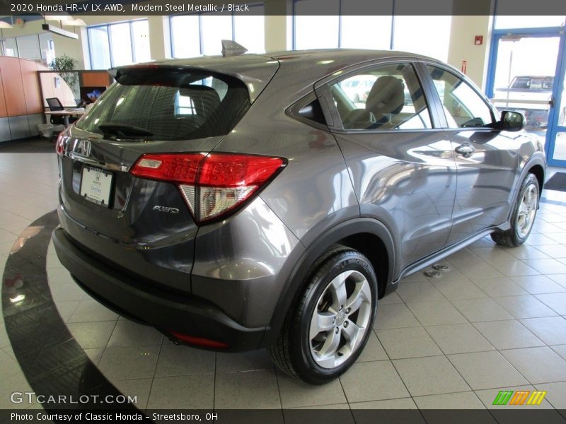 Modern Steel Metallic / Black 2020 Honda HR-V LX AWD