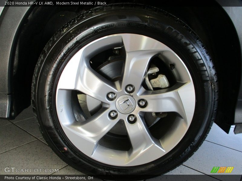 Modern Steel Metallic / Black 2020 Honda HR-V LX AWD