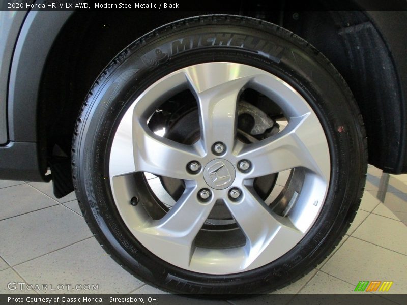 Modern Steel Metallic / Black 2020 Honda HR-V LX AWD