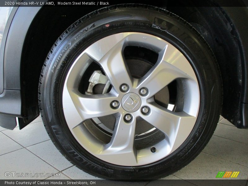 Modern Steel Metallic / Black 2020 Honda HR-V LX AWD