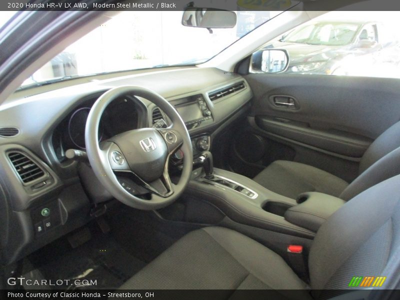 Modern Steel Metallic / Black 2020 Honda HR-V LX AWD
