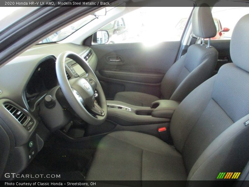 Modern Steel Metallic / Black 2020 Honda HR-V LX AWD