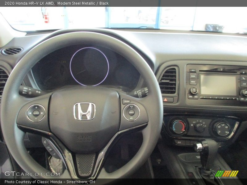Modern Steel Metallic / Black 2020 Honda HR-V LX AWD