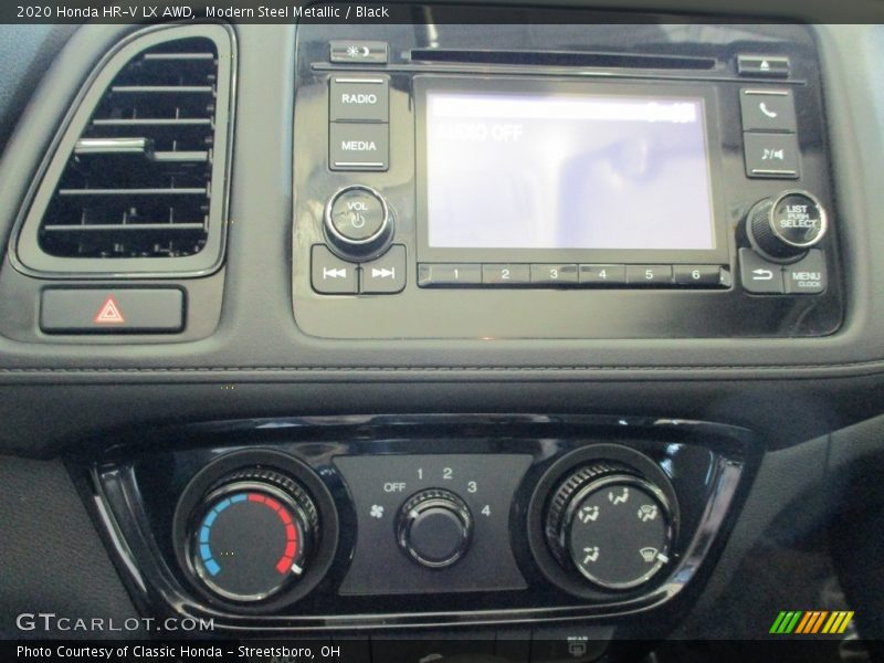 Modern Steel Metallic / Black 2020 Honda HR-V LX AWD