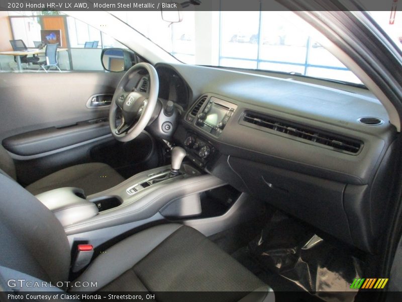 Modern Steel Metallic / Black 2020 Honda HR-V LX AWD