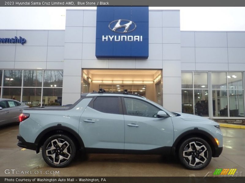 Blue Stone / Black 2023 Hyundai Santa Cruz Limited AWD