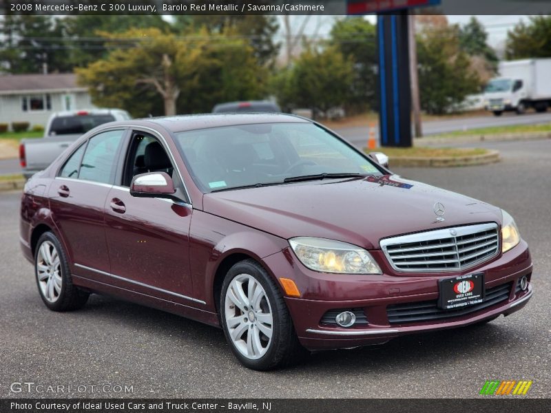Barolo Red Metallic / Savanna/Cashmere 2008 Mercedes-Benz C 300 Luxury