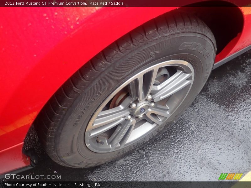 Race Red / Saddle 2012 Ford Mustang GT Premium Convertible