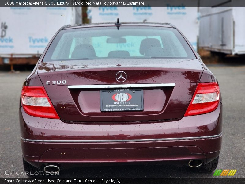 Barolo Red Metallic / Savanna/Cashmere 2008 Mercedes-Benz C 300 Luxury