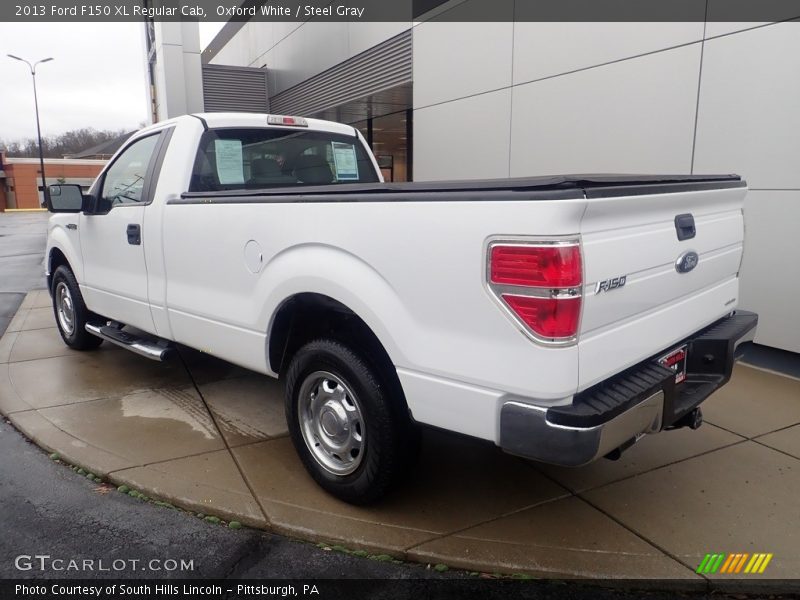 Oxford White / Steel Gray 2013 Ford F150 XL Regular Cab