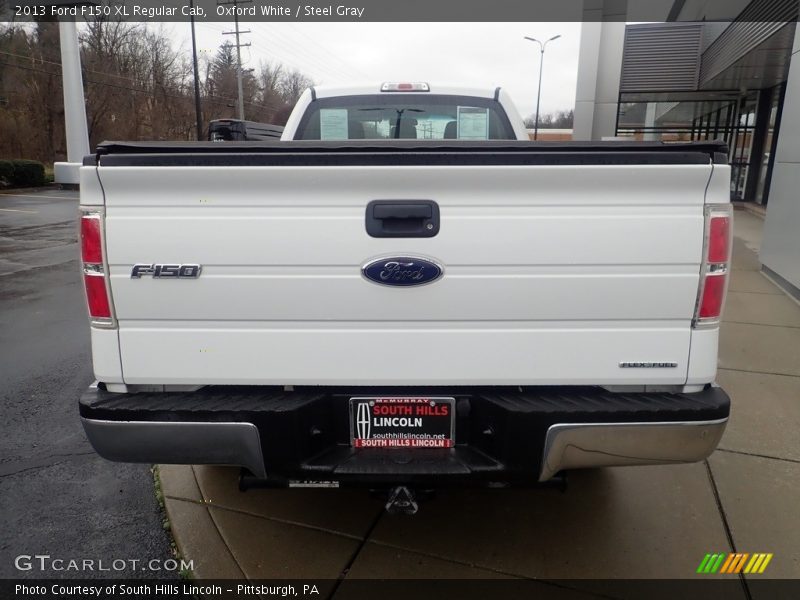 Oxford White / Steel Gray 2013 Ford F150 XL Regular Cab