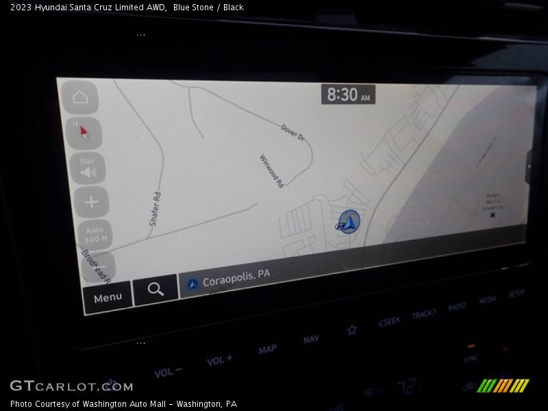 Blue Stone / Black 2023 Hyundai Santa Cruz Limited AWD