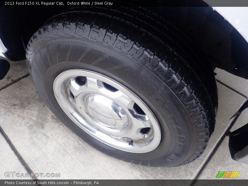 Oxford White / Steel Gray 2013 Ford F150 XL Regular Cab