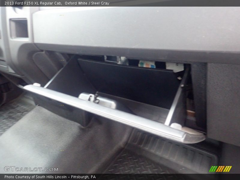 Oxford White / Steel Gray 2013 Ford F150 XL Regular Cab