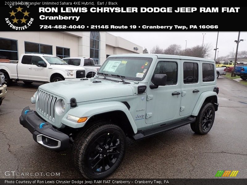 Earl / Black 2023 Jeep Wrangler Unlimited Sahara 4XE Hybrid