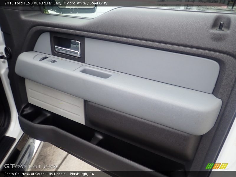 Oxford White / Steel Gray 2013 Ford F150 XL Regular Cab