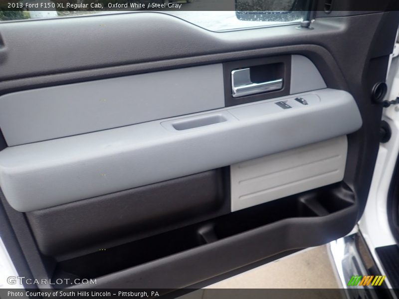 Oxford White / Steel Gray 2013 Ford F150 XL Regular Cab