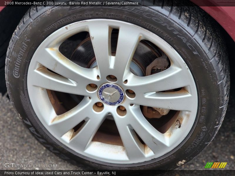 Barolo Red Metallic / Savanna/Cashmere 2008 Mercedes-Benz C 300 Luxury