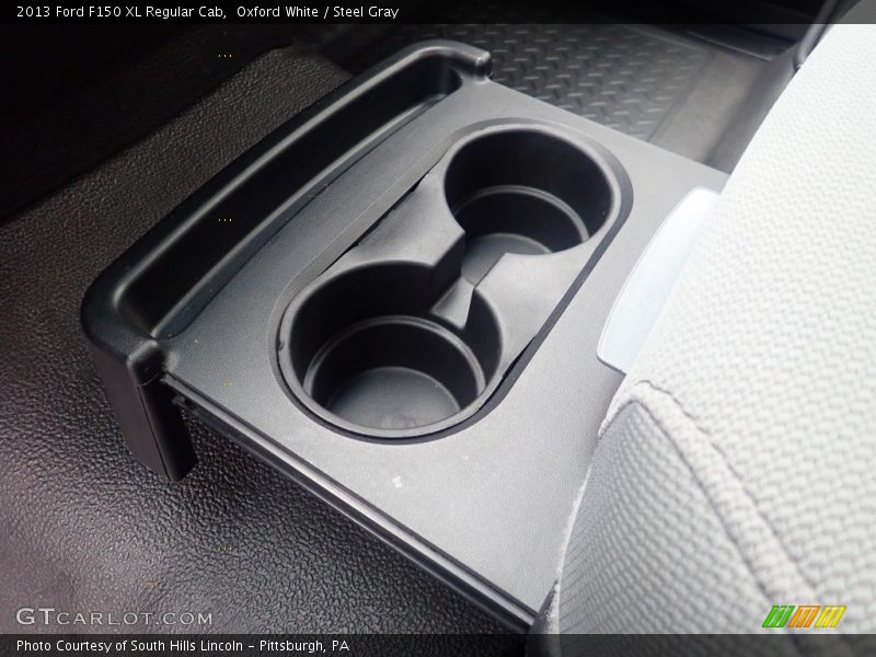 Oxford White / Steel Gray 2013 Ford F150 XL Regular Cab