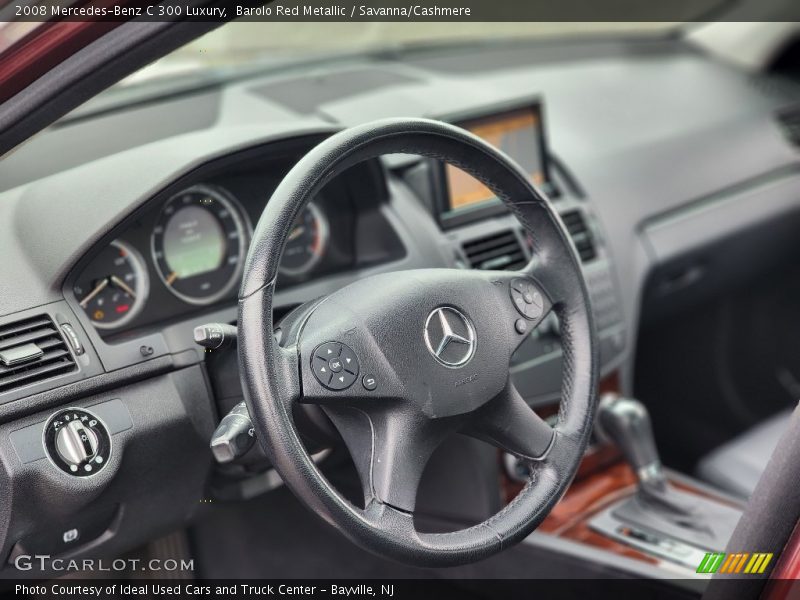 Barolo Red Metallic / Savanna/Cashmere 2008 Mercedes-Benz C 300 Luxury