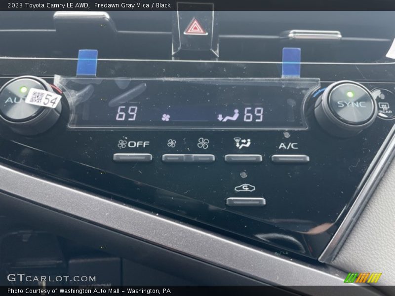 Predawn Gray Mica / Black 2023 Toyota Camry LE AWD